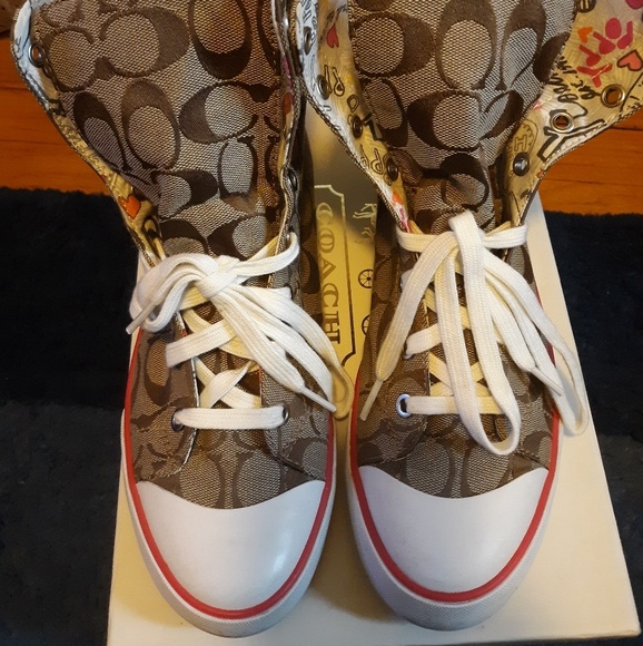 coach converse high tops